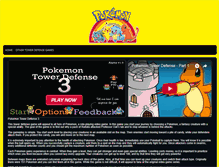 Tablet Screenshot of pokemon-towerdefense3.com